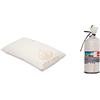 Abeil - Cuscino da Viaggio, 100% Poliestere, Bianco, 45 X 25 CM
