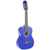 GEWApure Chitarra Classica Basic 1/2, Blu Transparente