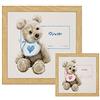 VERVACO Kit Punto Croce Contato Orsetto con Bavaglino Annuncio Nascita Punto Croce ca. 26 x 26 cm Regalo Personalizzato Set Fai da Te attività Creative Adulti Benvenuto Bambino Cross Stitch