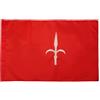 AZ FLAG BANDIERA TERRITORIO LIBERO DI TRIESTE 90x60cm - BANDIERA FREE TERRITORY OF TRIESTE 60 x 90 cm foro per asta - AZ FLAG