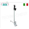 Rubinetto miscelatore monoforo con Canna e Doccia con tubo Flex da 100 cm