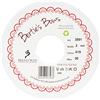 Berisfords 3501 Nastro Double-Face in Raso 30 m x 3 mm, Bianco Sposa