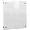 Nobo Mini Lavagna da Parete in Acrilico con Pennarello Incluso, Cancellabile a Secco e Senza Cornice, 300 mm x 300 mm - Bianco