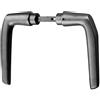 Alberts 412661 Maniglia, alluminio, anodizzato argento, per serratura a scatola 50-60 mm, larghezza 115 mm