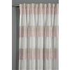 Gardinia Tenda con Occhielli Nascosti e Nastro Integrato, Etamine, Traslucido e Opaco, Rosa Antico, 140 x 245 cm