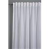 Gardinia Tenda con Occhielli Nascosti e Nastro Integrato, Voile Uni, Traslucido e Trasparente, Bianco, 450 x 175 cm