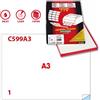 MARKIN Etichetta adesiva C/599 bianca 100fg A3 420x297mm (1et/fg) Markin