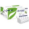 Lucart Paccho da 190 asciugamani piegati a V goffrato corda Eco V2 Lucart (Conf.20)