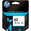 HP CARTUCCIA A GETTO D'INCHIOSTRO HP N. 62 TRI-COLOR
