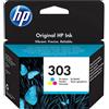 HP CARTUCCIA A GETTO D'INCHIOSTRO HP 303 TRICROMIA