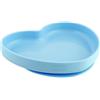 CHICCO PIATTO CUORE VENTOSA SILICONE BLU