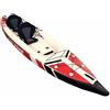 JBAY.ZONE Canoa Gonfiabile Kayak in Drop-Stitch Jbay.zone V-Shape Duo con pagaie mt 4,26