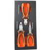 Fischer Darex 810905 schedario comprendente 3 pinze, universale, tagliente e a becco lungo, Nero