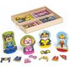 Melissa & Doug, Gioco Magnetico In Legno Paw Patrol, Chase, Marshall, Skye E Rubble, Gioco Educativo Multicolore, Regalo Bambini E Bambine, Contenitore In Legno Con Coperchio Scorrevole