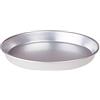 Pentole Agnelli Linea Pasticceria e Pizza Tortiera Conica in Alluminio con Orlo (H 3 cm), Argento, 30 cm