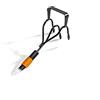 Fiskars Coltivatore e sarchiatore, Due attrezzi in uno, Testa di attrezzo, Nero/Arancione, QuikFit, 1000681