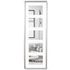 walther design Argento 5X 10x15 cm Galleria con passe-partout, Cornice plastica Galeria KS515H