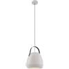 EGLO Lampada a sospensione Bednall, 1 lampada a sospensione industriale, vintage, retrò, in acciaio chiaro, grigio scuro, lampada da tavolo da pranzo, lampada da soggiorno con attacco E27