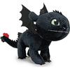 HTTYD Dragons Peluche Drago Sdentato Toothless Nero qualità Super Soft 11'80/30cm (Coda di 40 cm Inclusa)