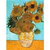 Wee Blue Coo Vincent Van Gogh Still Life Vase With Twelve Sunflowers Old Art Print Poster Wall Decor 12X16 Inch
