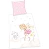 Herding LITTLE FAIRY Set di Biancheria da Letto Reversibile, Federa 70 x 90 cm, Copripiumino 140 x 200 cm, Cotone Renforcé, Multicolore