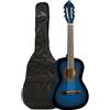 EKO CS-2 Blue Burst con Borsa Chitarra Classica 1/2 da Studio Bambini