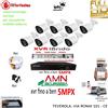 AMN KIT VIDEOSORVEGLIANZA CLOUD DVR 8 CANALI 8 TELECAMERE 5MPX AHD + HD3TB CCD SONY
