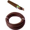 Cavo elettrico conduttore flessibile ANTIFIAMMA marrone 100 metri n. 3 x 2,5 mmq