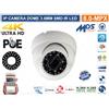 MDS Vision TELECAMERA IP 8.0 MPX MEGAPIXEL VIDEOANALISI 4K ULTRA HD 3.6 mm ONVIF POE