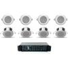 MASTERAUDIO/FBT Sistema filodiffusione kit audio 8 diffusori da incasso amplificatore