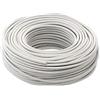 Generico Cavo elettrico flessibile SIMIL GOMMA colore bianco 100 metri n. 3 x 2,5 mmq.