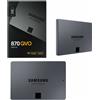 Samsung Memorie 870 QVO SSD Interno,SATA,2.5" MZ-77Q2T0-2TB/MZ-77Q1T0-1TB