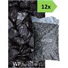 Wueffe Graniglia marmo Nero Ebano 9/12 - 12 sacchi da 25 kg - sassi pietre giardino