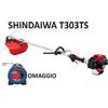 Shindaiwa DECESPUGLIATORE SHINDAIWA T303TS COPPIA CONICA HIGH TORQUE SUPER PROFESSIONALE