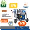 Hyundai HY4500E-ATS gruppo elettrogeno Generatore benzina carrellato 4 Kw 230V