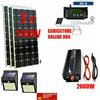 JARRET Kit Fotovoltaico 3KW Pwm Inverter 2000W Pannello Solare 300W regolatore 30 amp