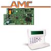 AMC KIT X864 + TASTIERA K-LCD CENTRALE ANTIFURTO 8 INGRESSI ESPANDIBLI A 64