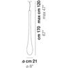 Vistosi Futura SP G Lampada Sospensione – Stilluce Store