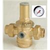 ICMA Riduttore di pressione acqua con bocchettoni femmina e manometro da 1 1/2 Icma