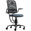 Sedie ergonomiche, prezzi economici - SpinaliS Ergonomic, metallo-nero, r500-blu-scuro