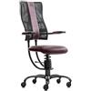 Sedia per pc SpinaliS Hacker, metallo-nero, r304-bordo-red