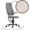 Sedia ufficio ergonomica SpinaliS Navigator, metallo-nero, r901-bianco,