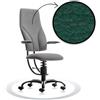 Sedia ufficio ergonomica SpinaliS Navigator, metallo-nero, r604-verde-scuro