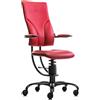 Sedia posturale SpinaliS Apollo, metallo-nero, r303-rosso
