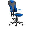 Poltrona direzionale SpinaliS Spider, metallo-nero, a502-blu-savoia