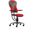 Poltrona direzionale SpinaliS Spider, metallo-nero, a302-rosso