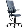 Sedia posturale SpinaliS Apollo, metallo-nero, r500-blu-scuro