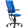 Sedia posturale SpinaliS Apollo, metallo-nero, r502-blu-savoia
