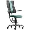 Sedia per pc SpinaliS Hacker, metallo-nero, r604-verde-dark