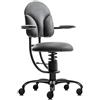 Sedie ortopediche per bambini SpinaliS Basic, Metallo nero, r711-grigio